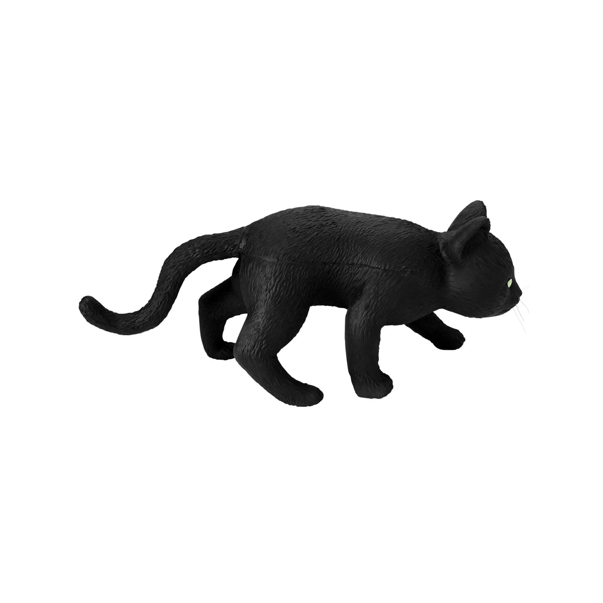 Arched Back Latex Black Cat