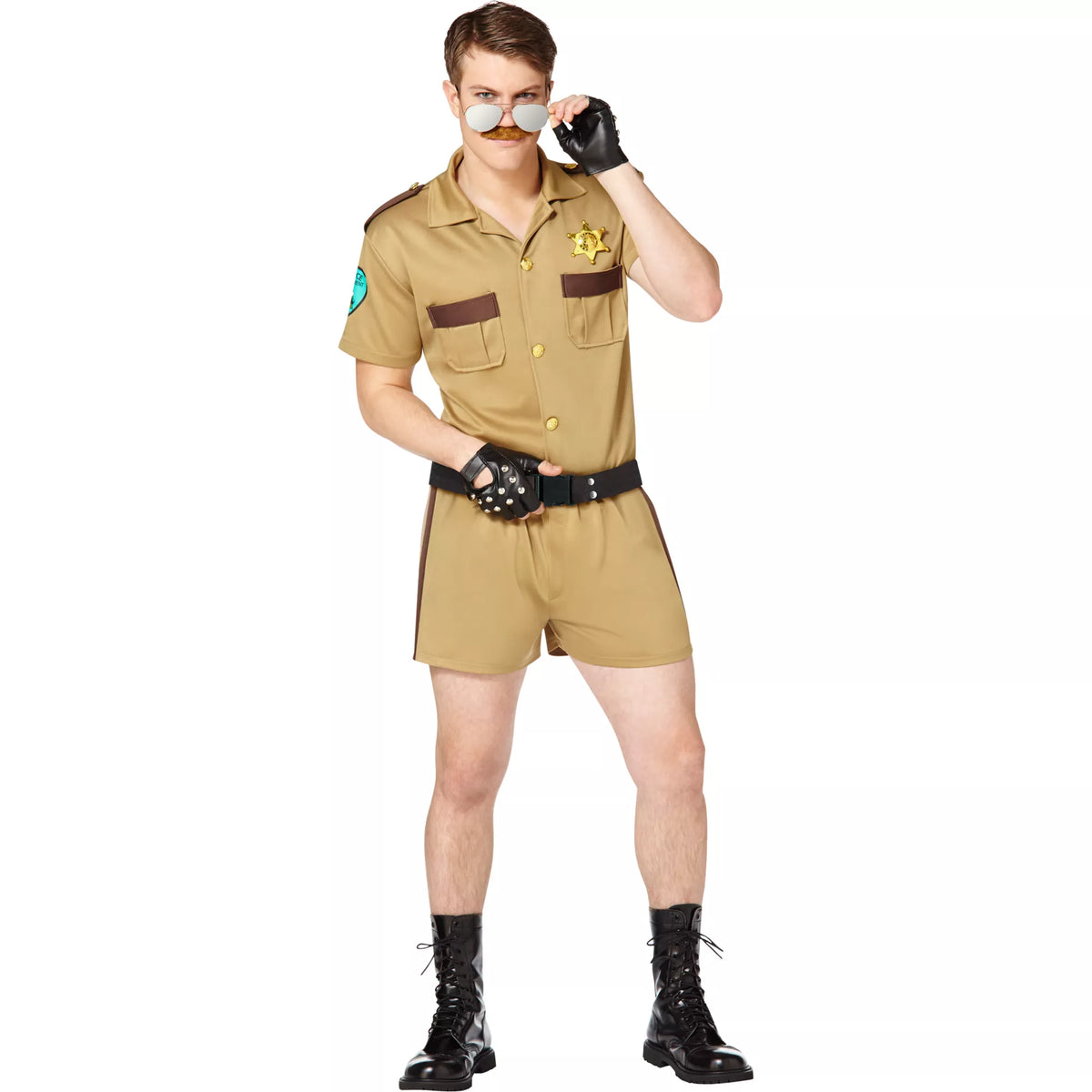 Adult Sergeant Short Pants Cop Costume