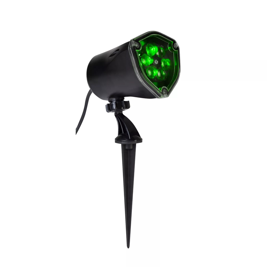 Whirl-A-Motion LED Green Spiders Projection Spot Light