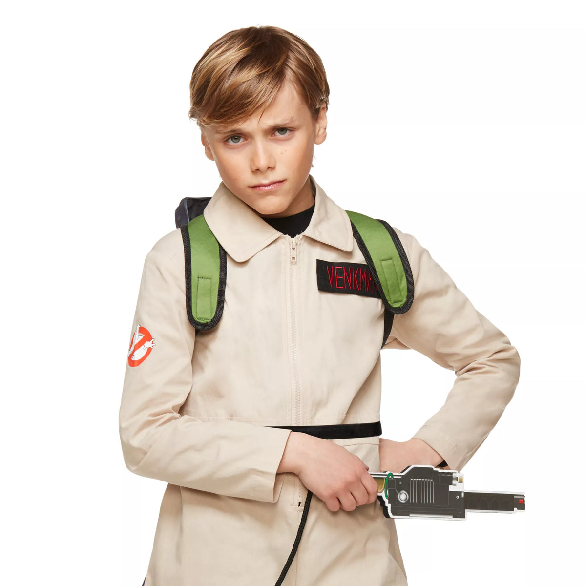 Kids Ghostbusters Boys One Piece Costume with Proton Pack - Ghostbusters Classic