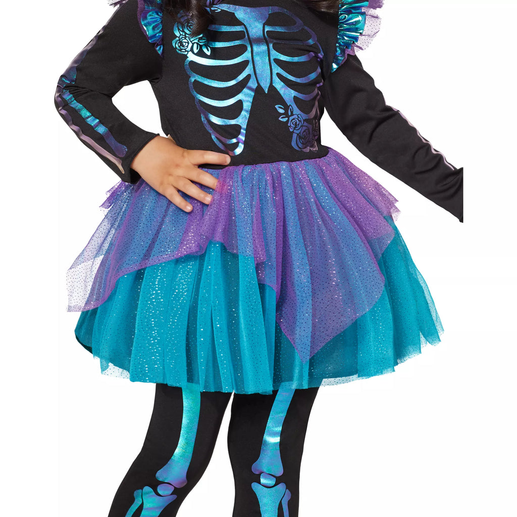 Toddler Oil Slick Skeleton Costume