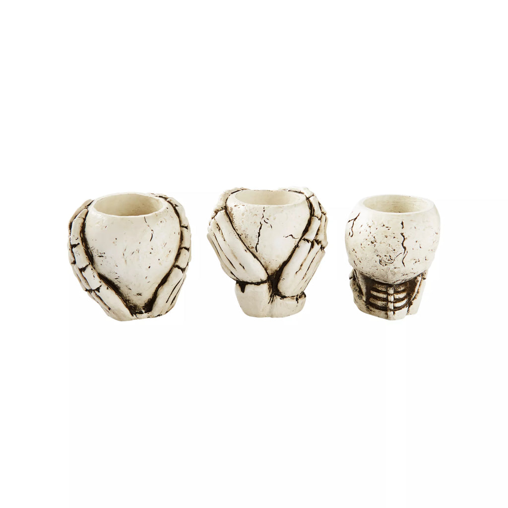Skull Candle Holders
