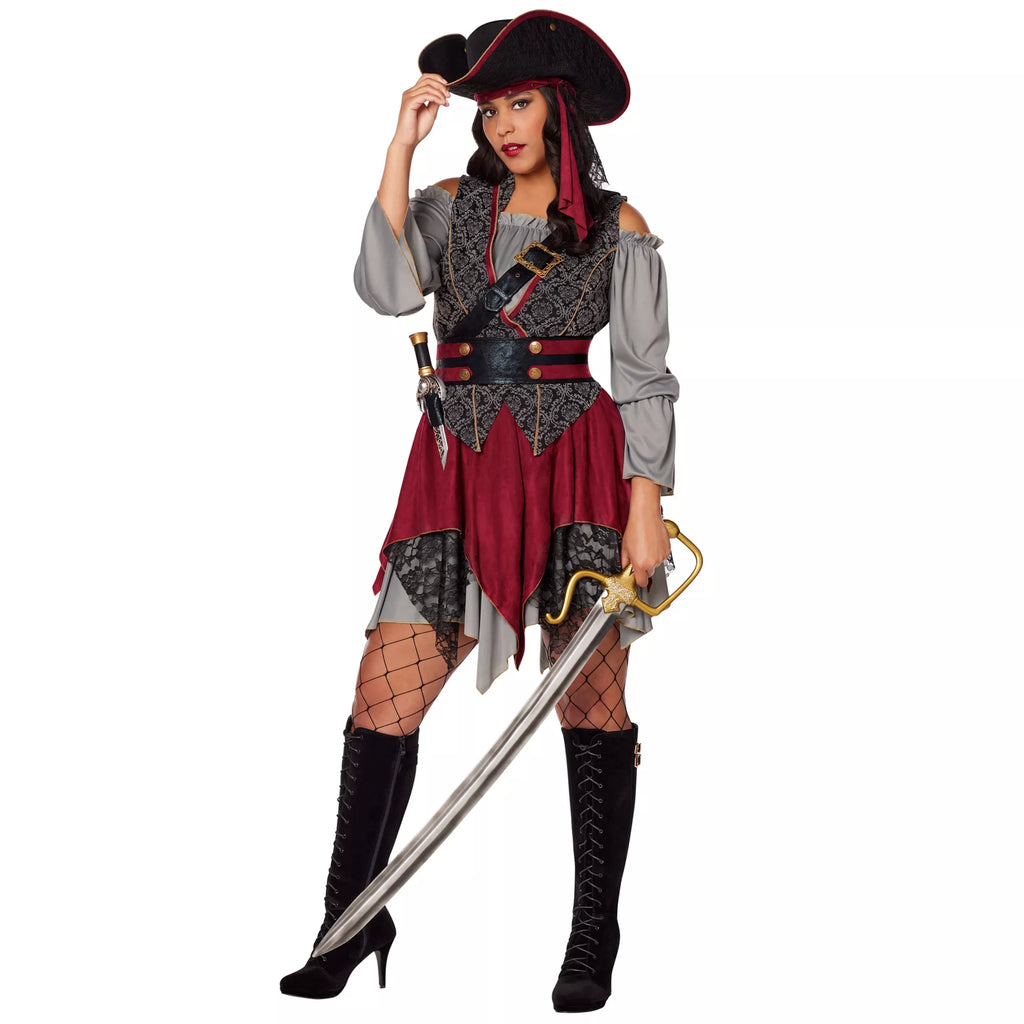 Adult Castaway Cutie Pirate Costume - The Signature Collection
