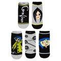 Coraline Ankle Socks - 5 Pair