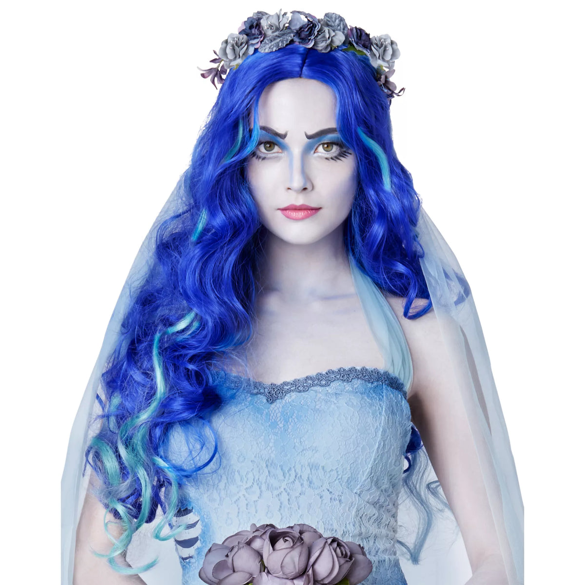 Blue Emily Wig - Corpse Bride
