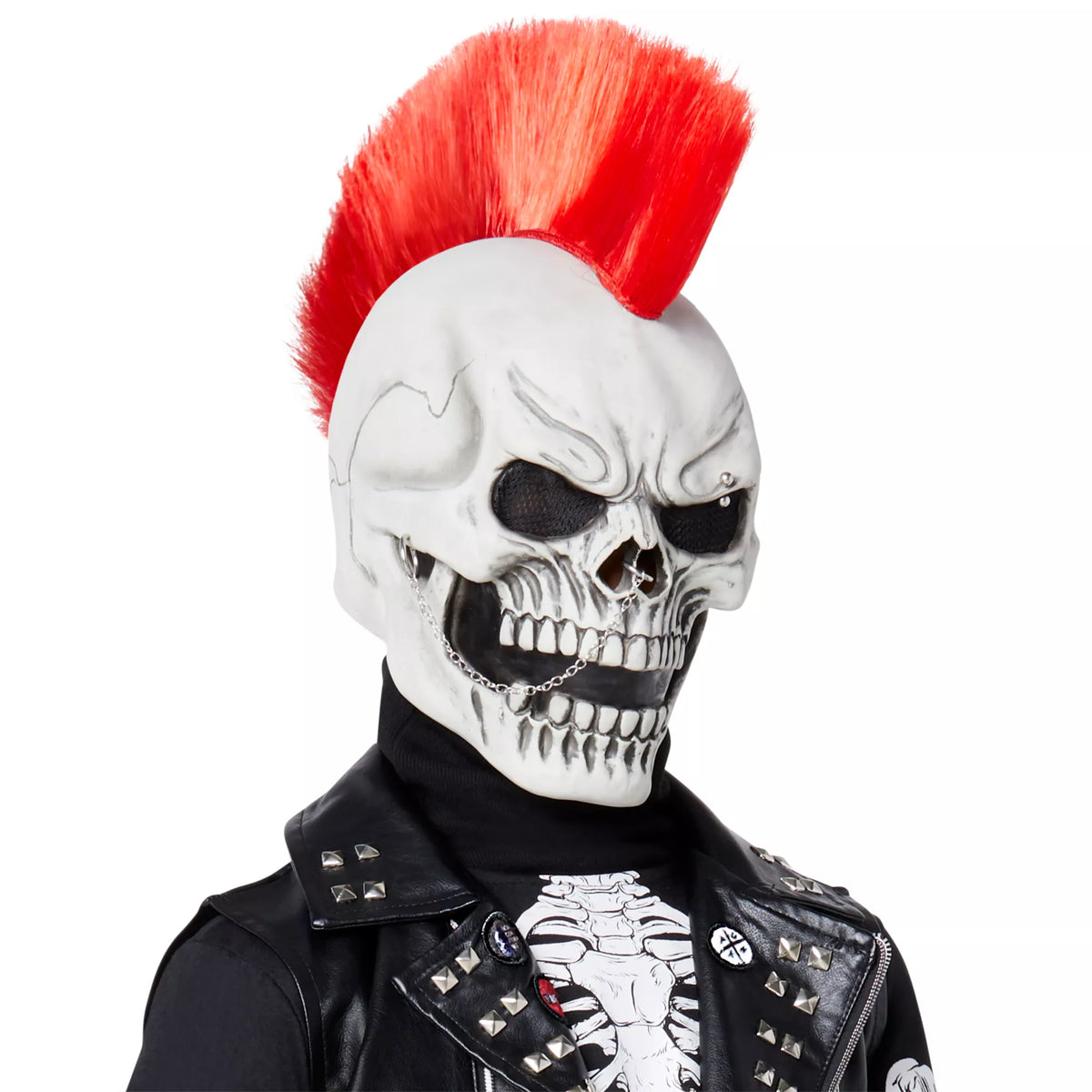 Kids Dark Rebel Punk Skeleton Costume