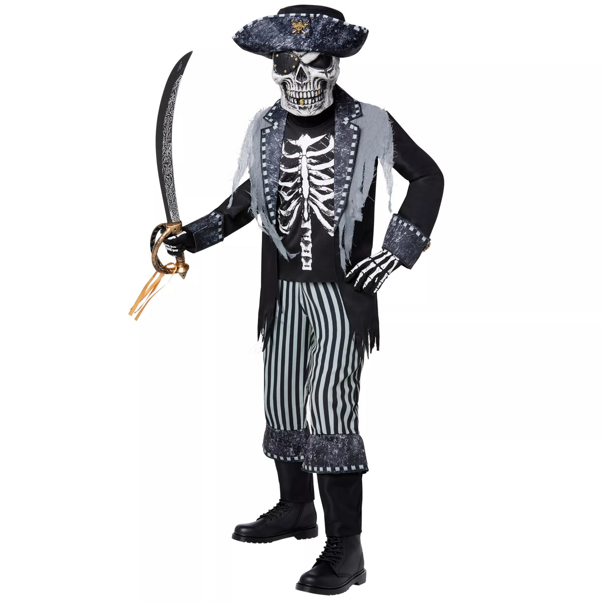 Kids Skeleton Pirate Costume