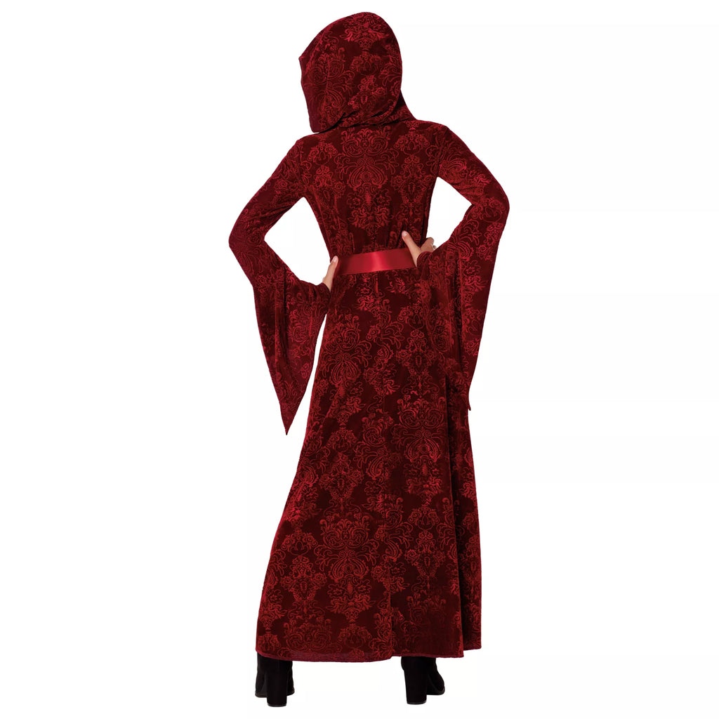 Kids Red Hooded Dress