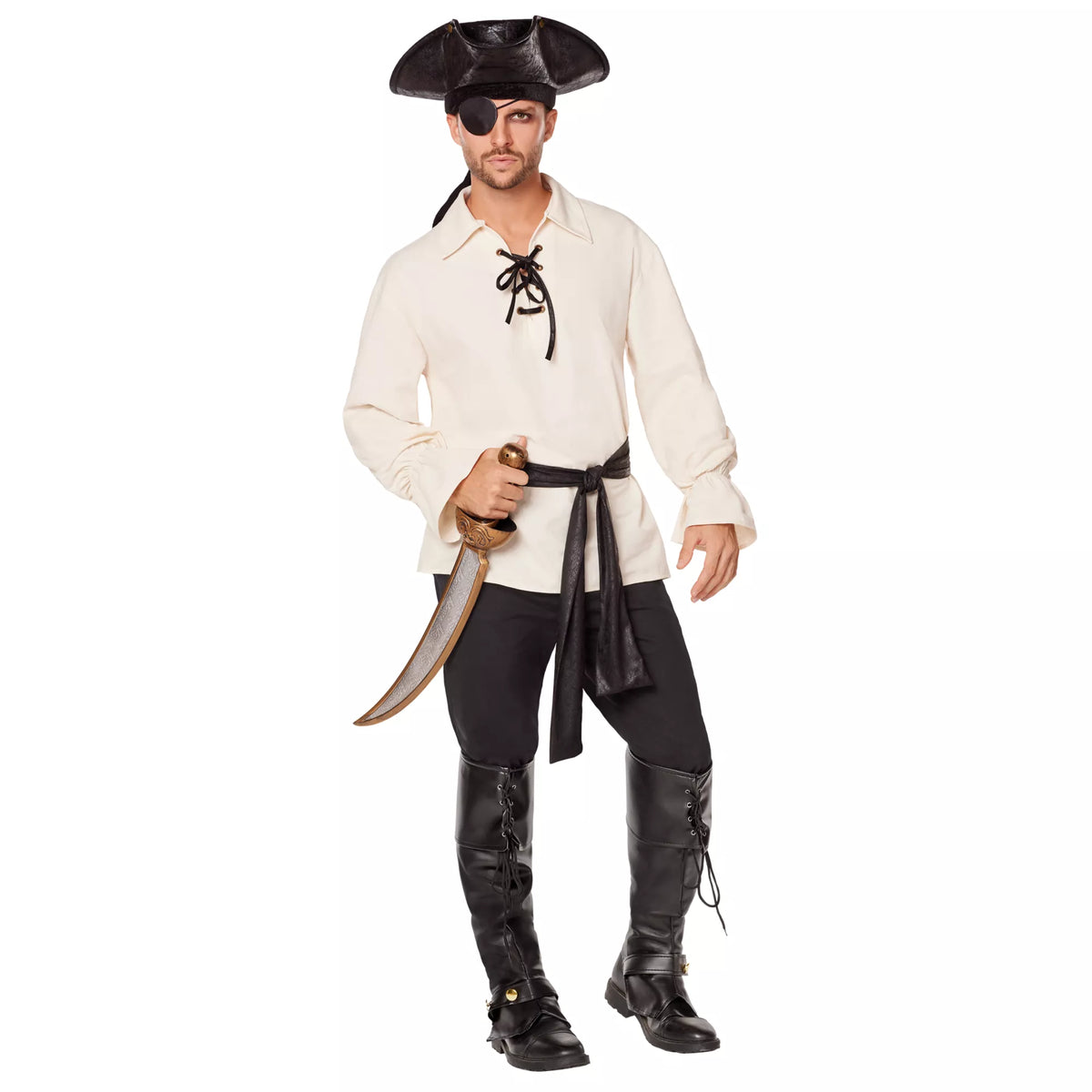 Pirate Shirt and Belt Costume Kit