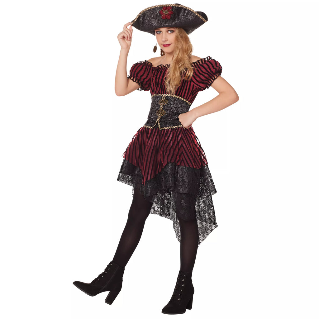 Kids Buccaneer Beauty Pirate Costume
