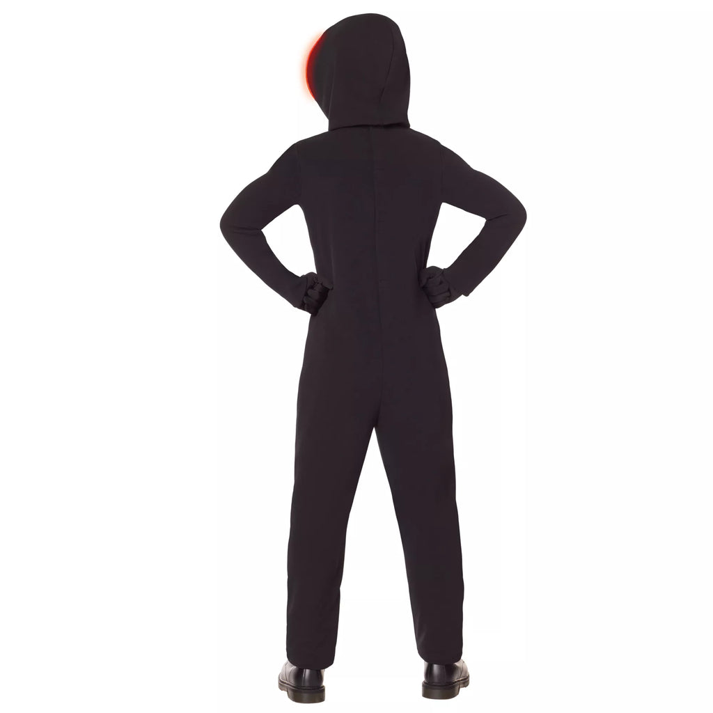 Kids Orange Light-Up Stick Figure Costume