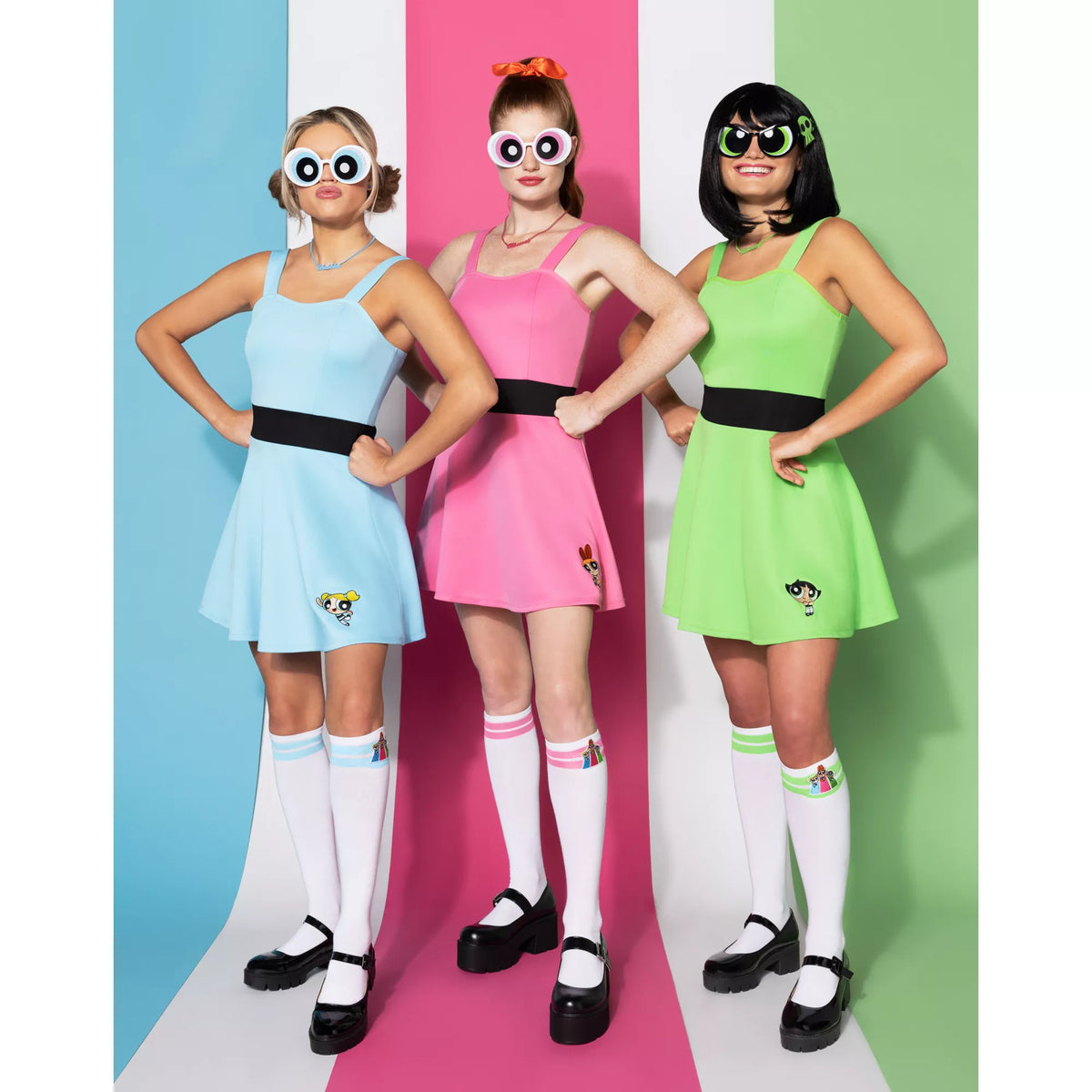 Adult Bubbles Costume - The Powerpuff Girls
