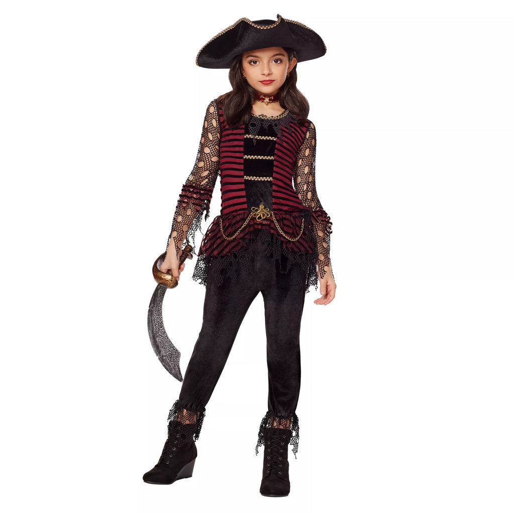 Kids Dark Pirate Costume