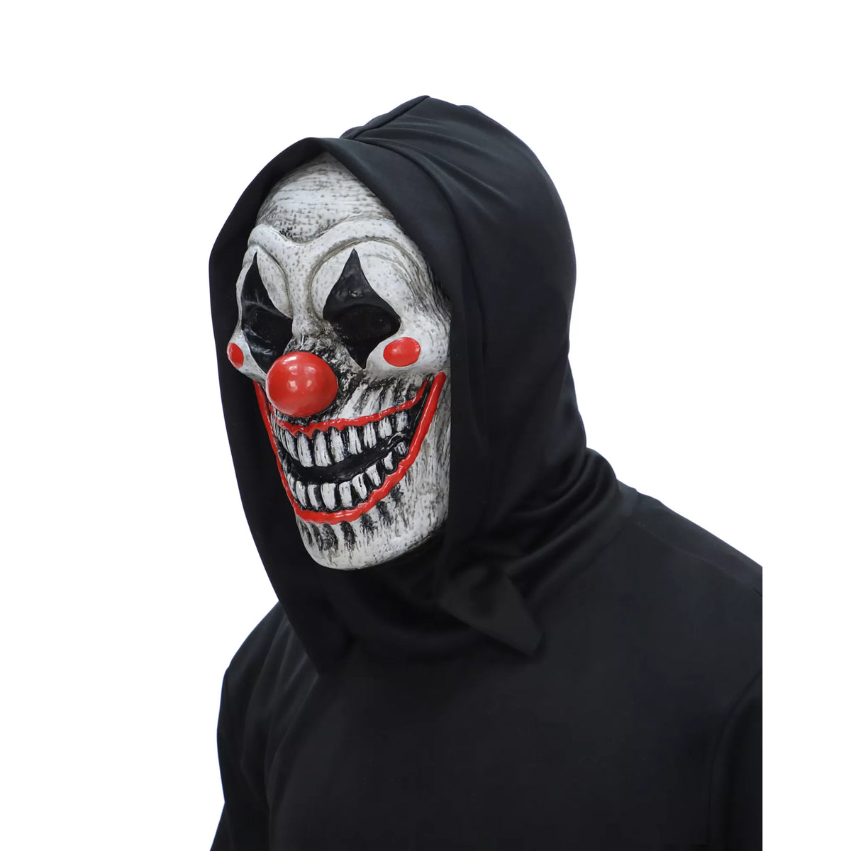 Die Laughing Clown Half Mask