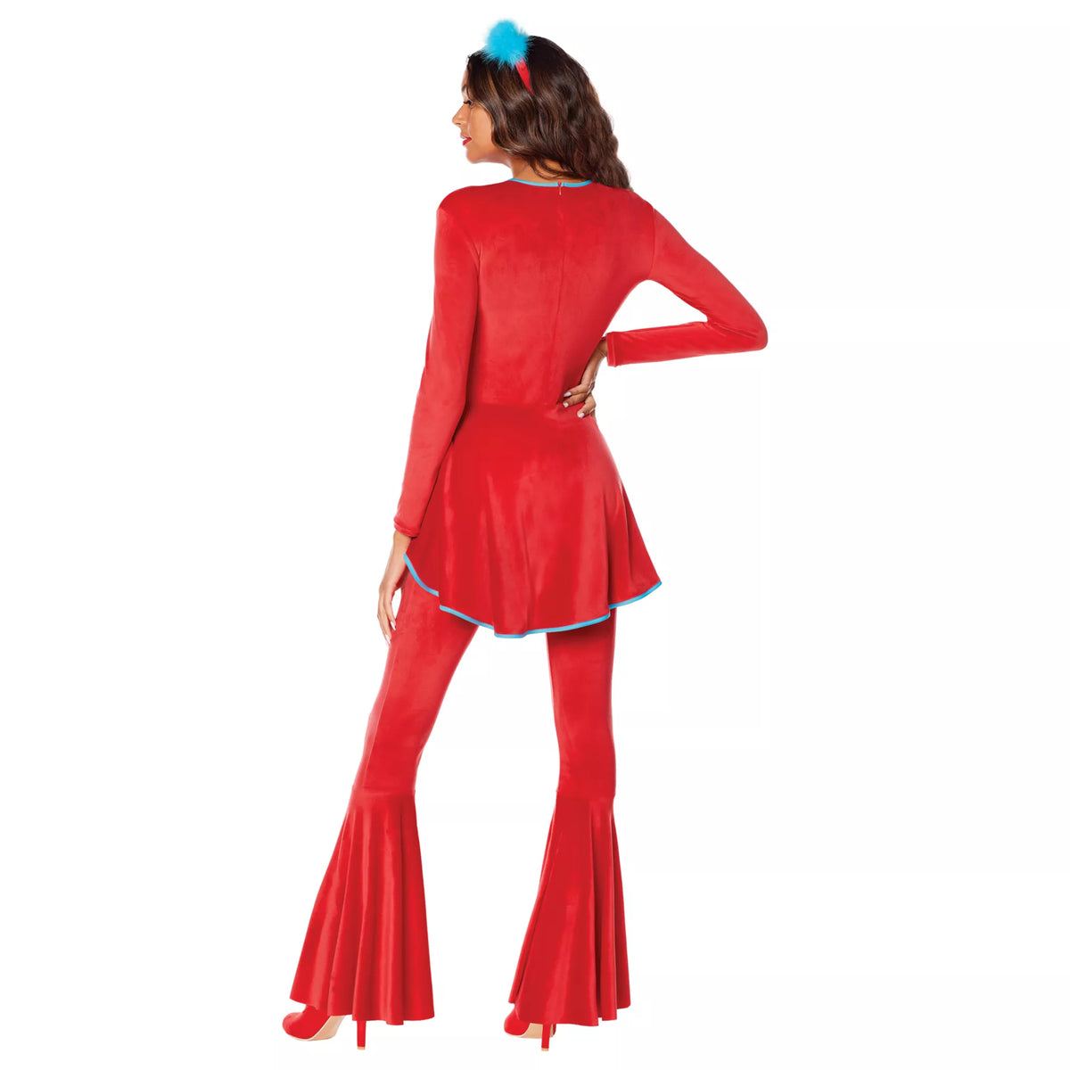 Adult Thing 1 and Thing 2 Bell Bottom Costume - Dr. Seuss