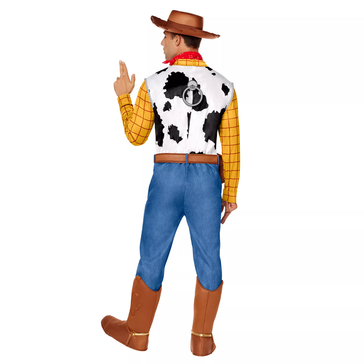Adult Woody Jumpsuit Costume - Toy Story