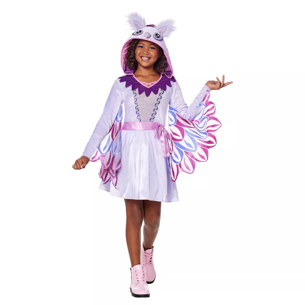 Kids Purple Owl Dress Costume