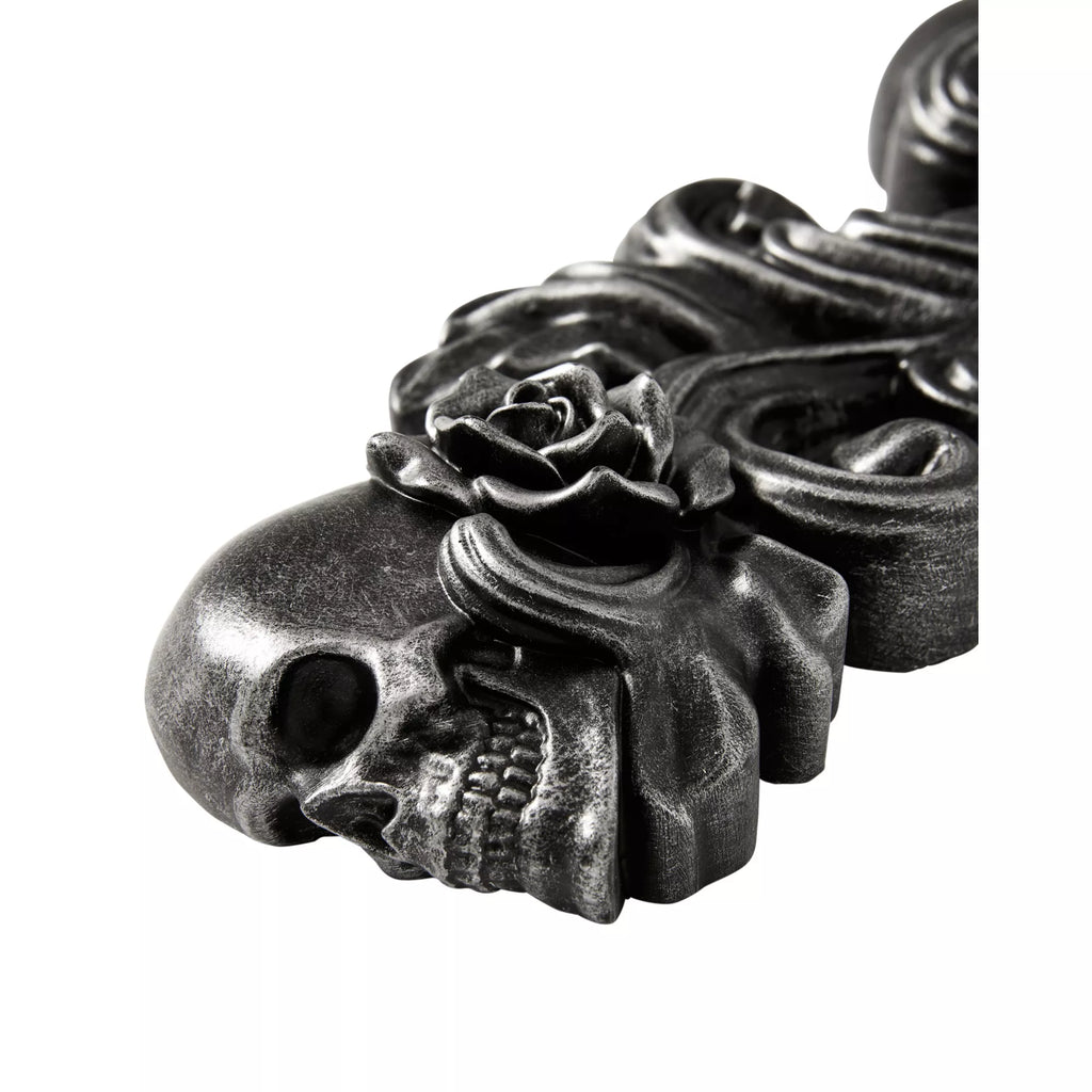 Rose and Skull Hanging Sign