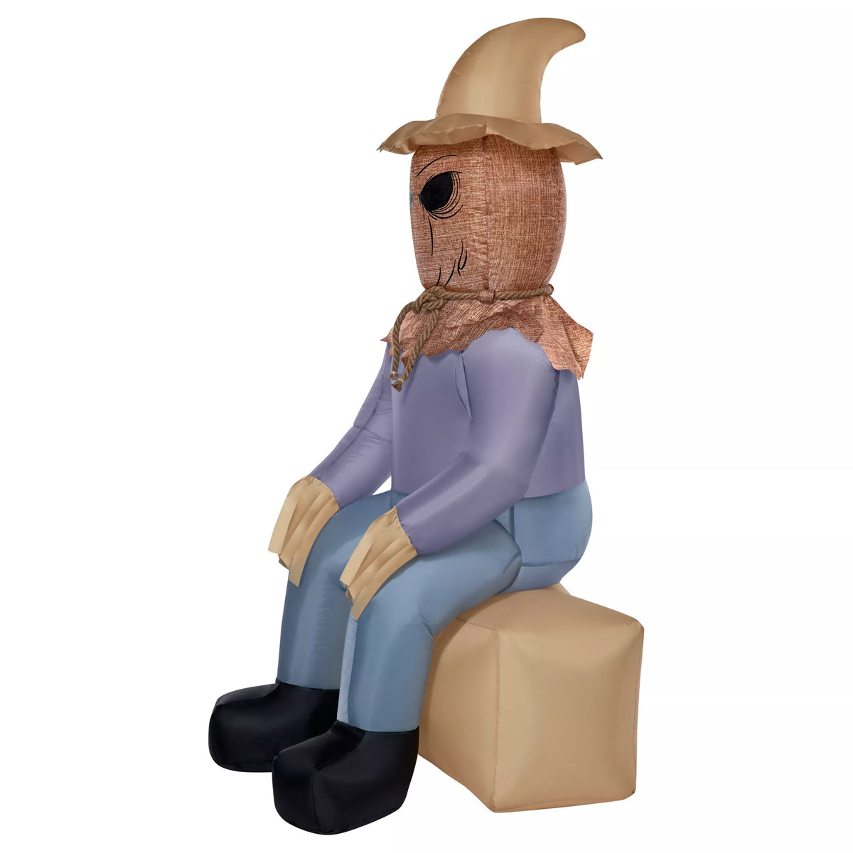4 Ft Light-Up Scarecrow Inflatable Decoration