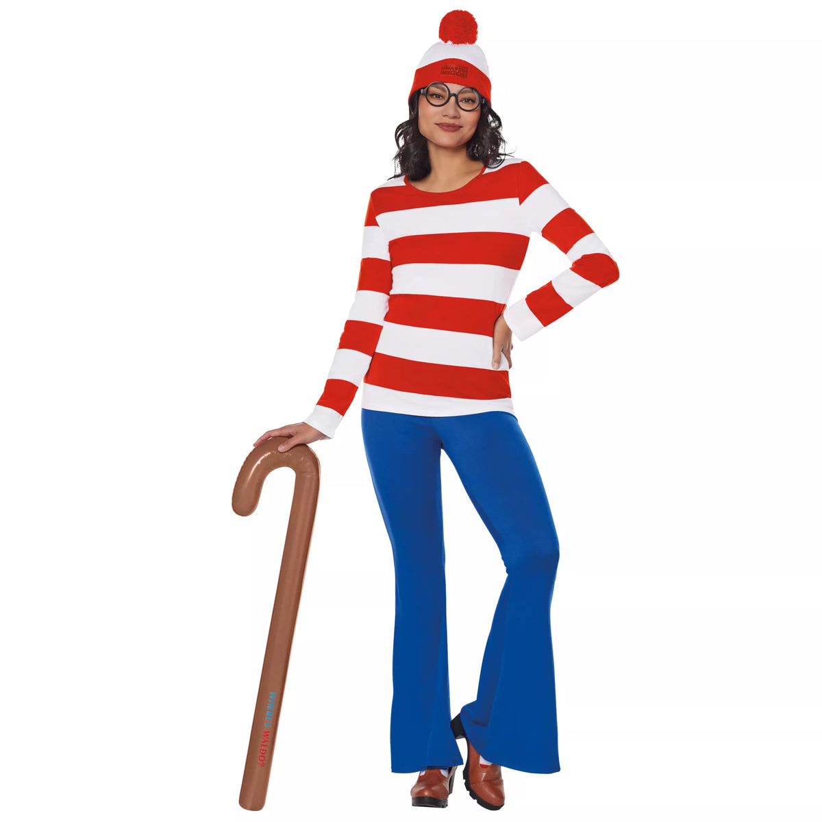 Adult Wenda Costume Kit - Where's Waldo?