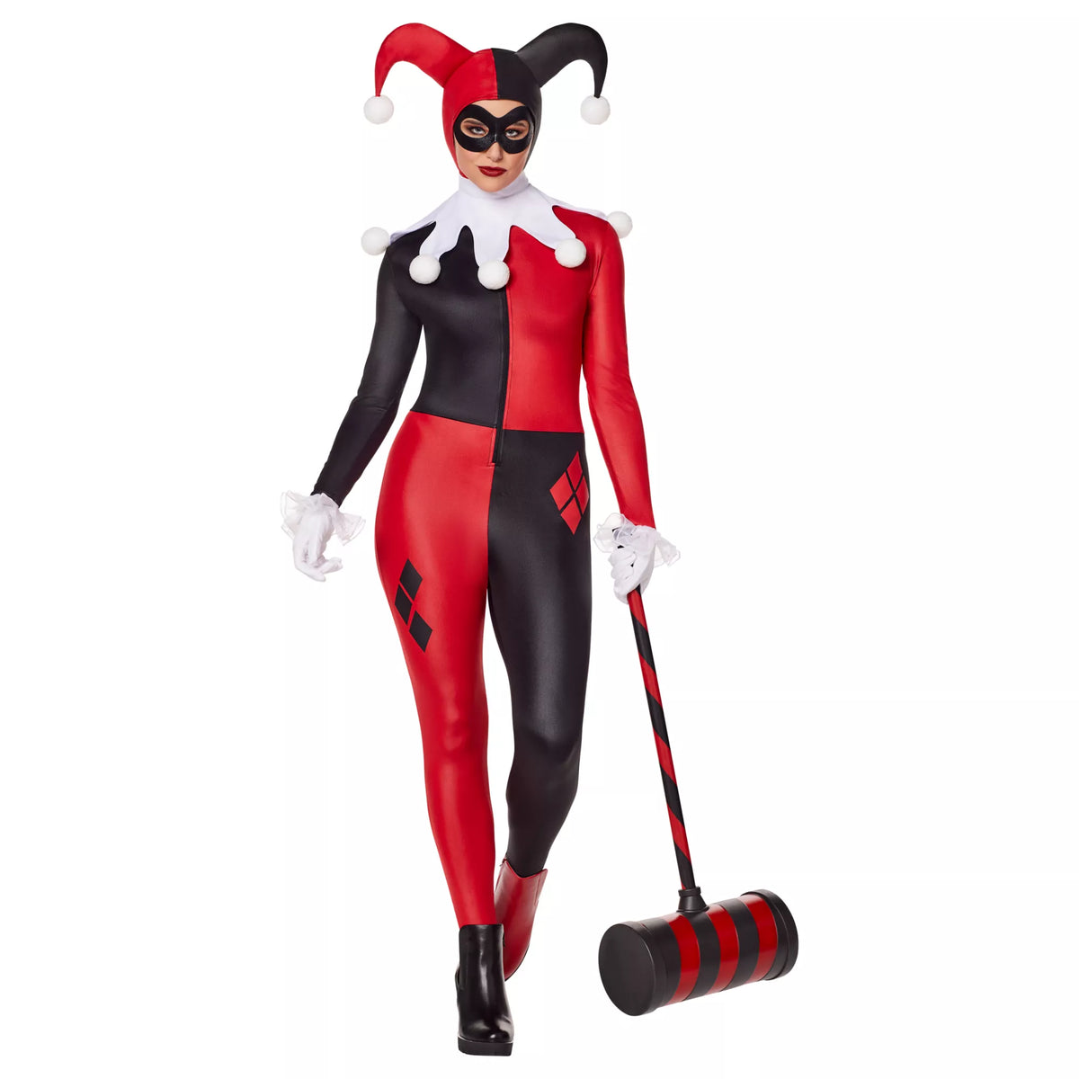 Adult Harley Quinn Catsuit Costume - DC Villains