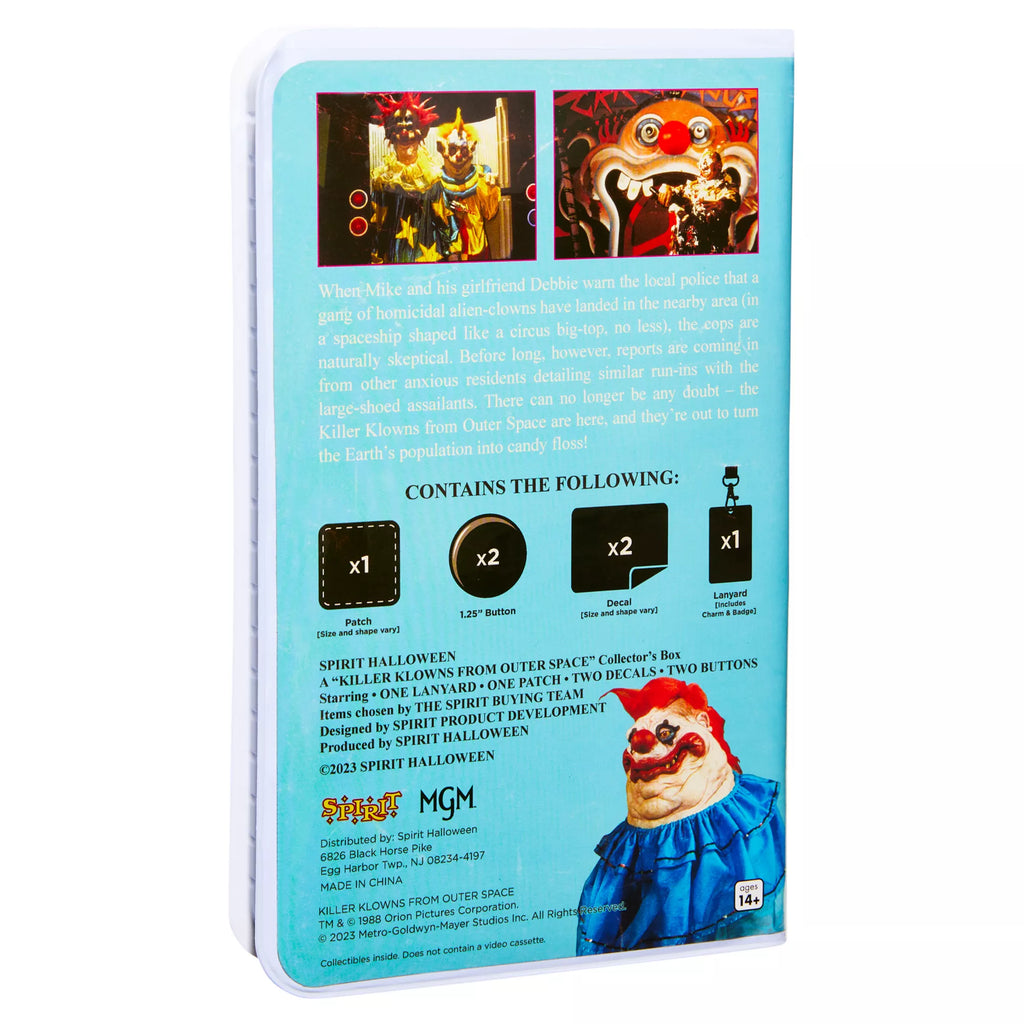 Killer Klowns from Outer Space Video Collector Box
