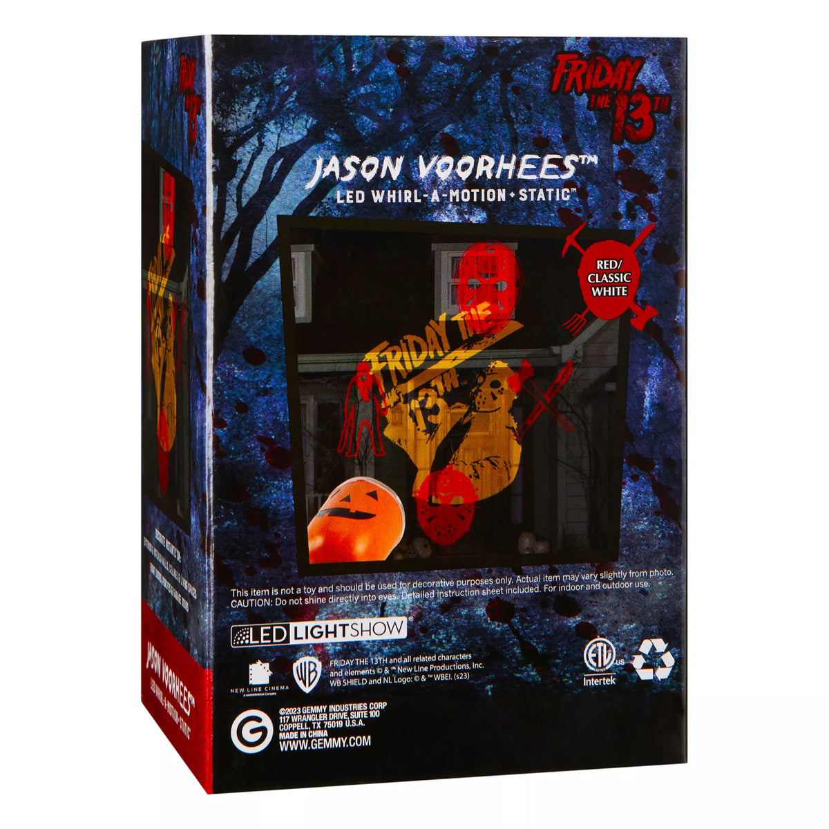 LED Jason Voorhees Projection Spotlight - Friday the 13th