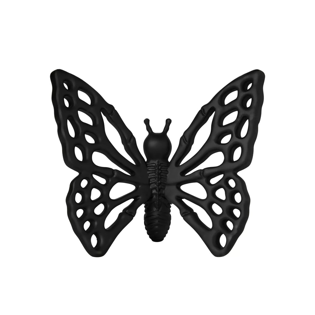 Mystical Arts Black Moth Tabletop Statue