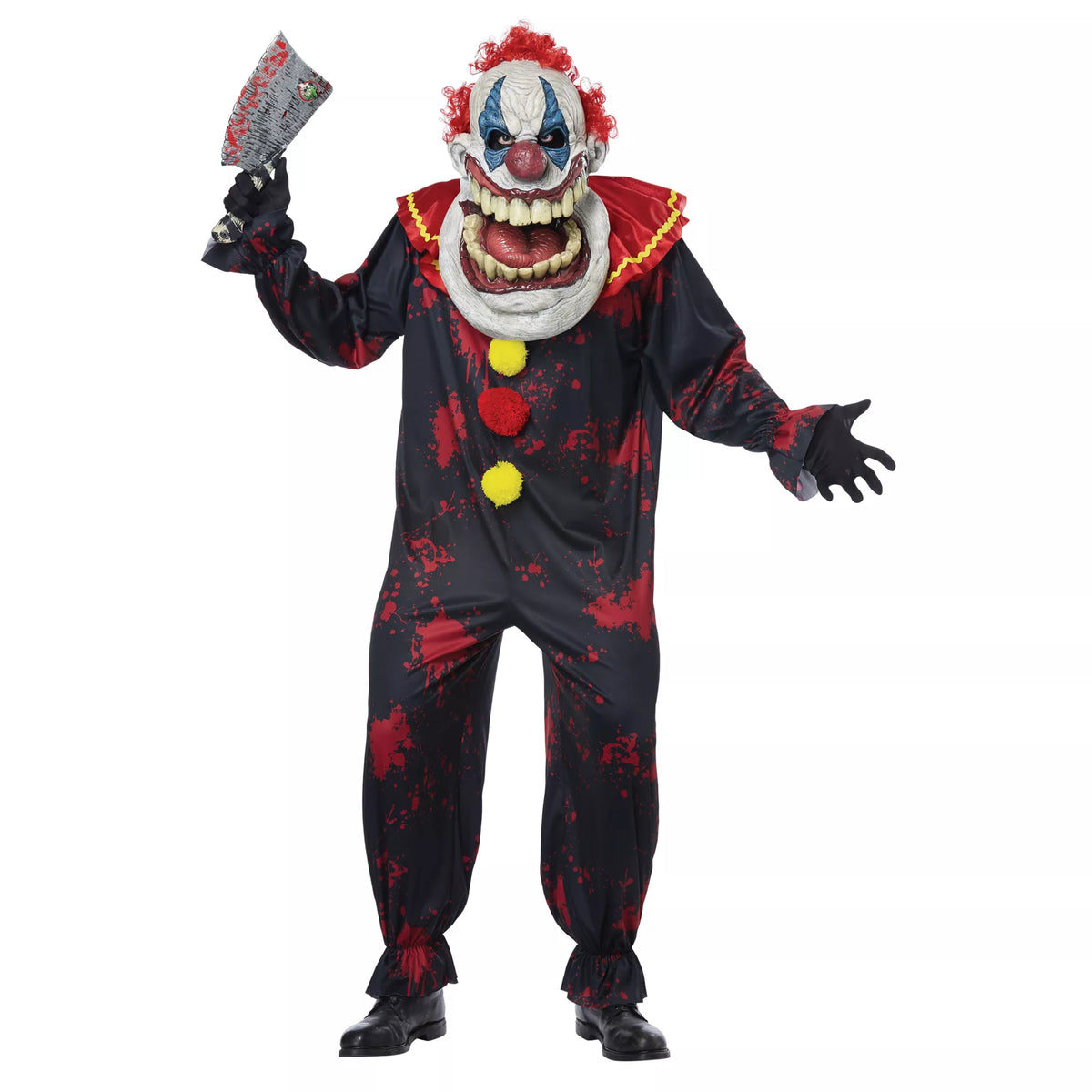 Adult Big Head Clown Costume