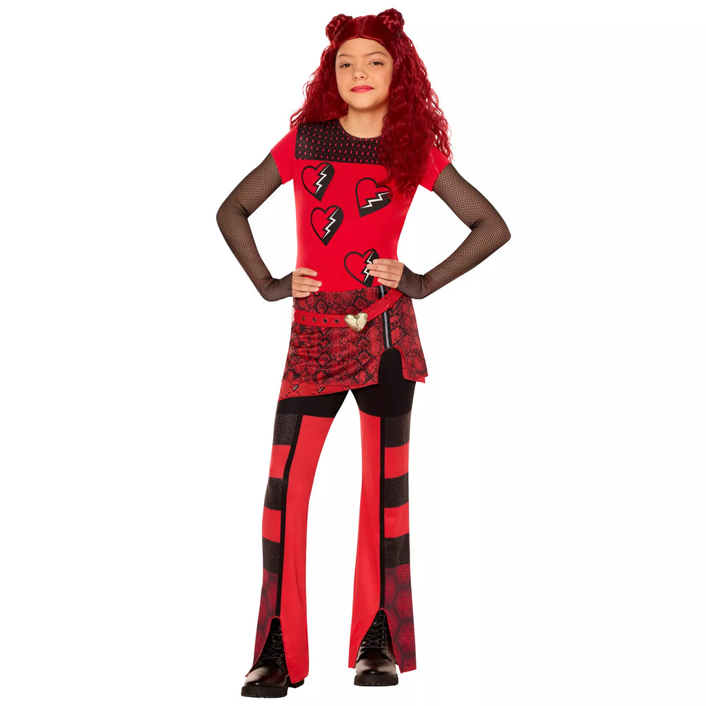 Kids Red Queen of Hearts Costume - Descendants: The Rise of Red
