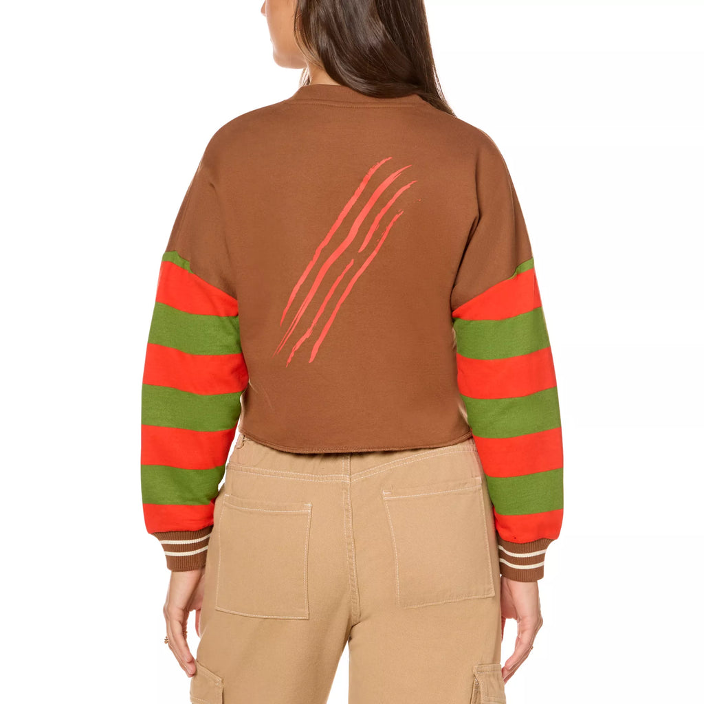 Freddy Krueger Cropped Crewneck - A Nightmare on Elm Street