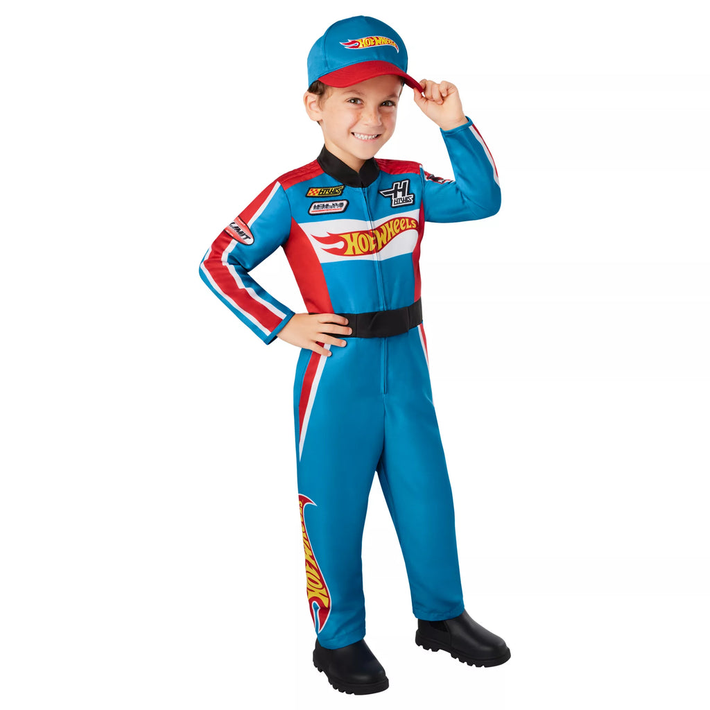 Toddler Hot Wheels Driver Jumpsuit Costume