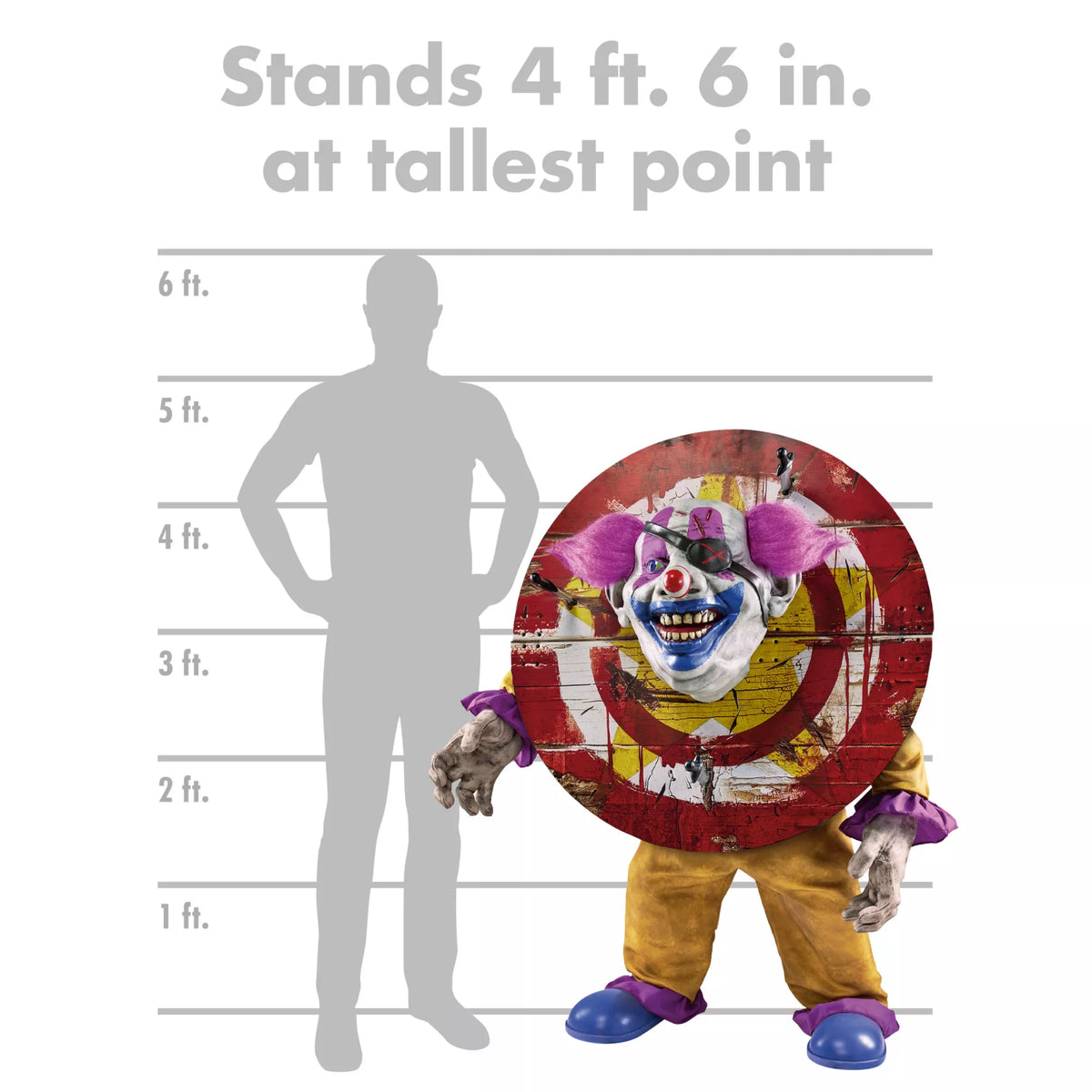 4 Ft 6 In Bullseye Animatronic