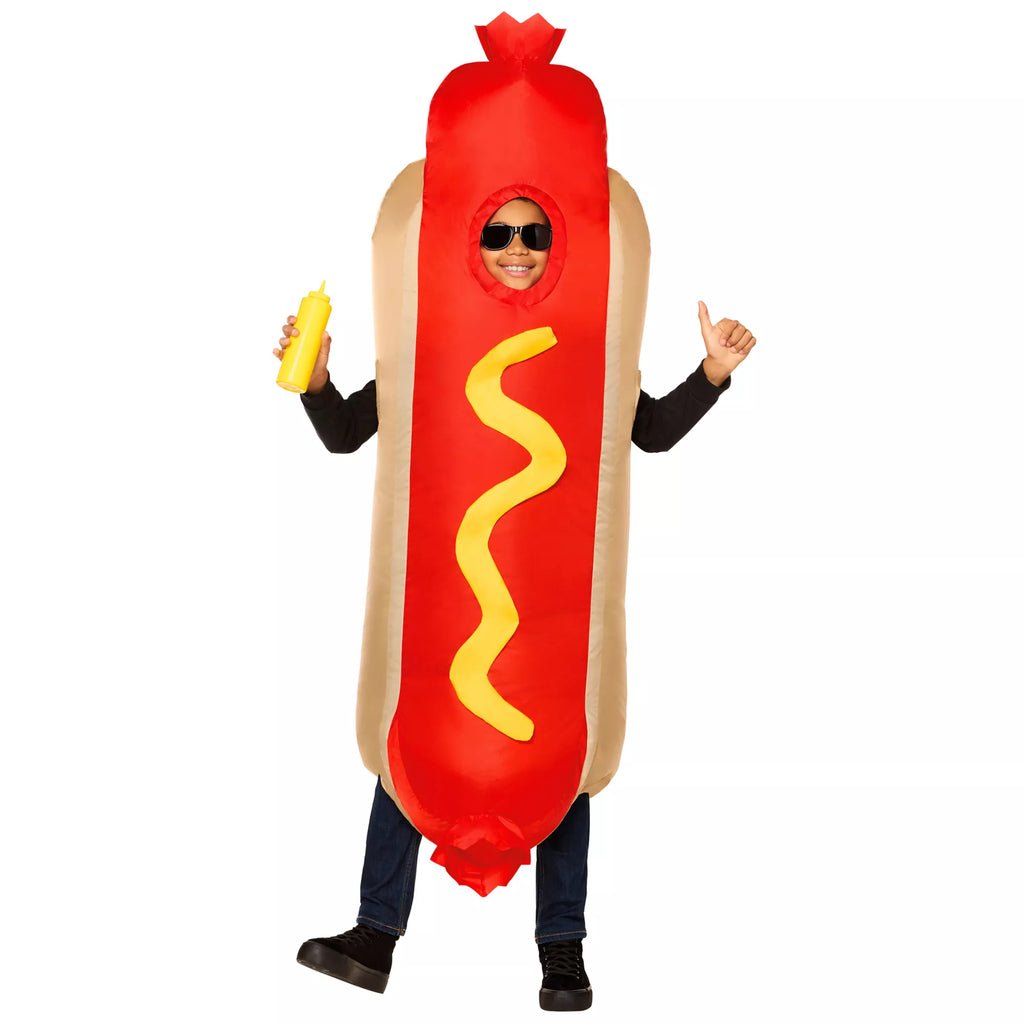 Kids Hot Dog Inflatable Costume