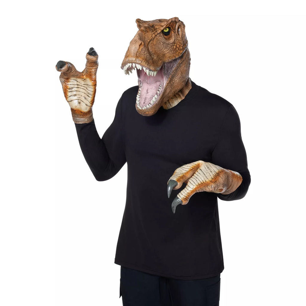 T-Rex Full Mask and Claws Set - Jurassic Park