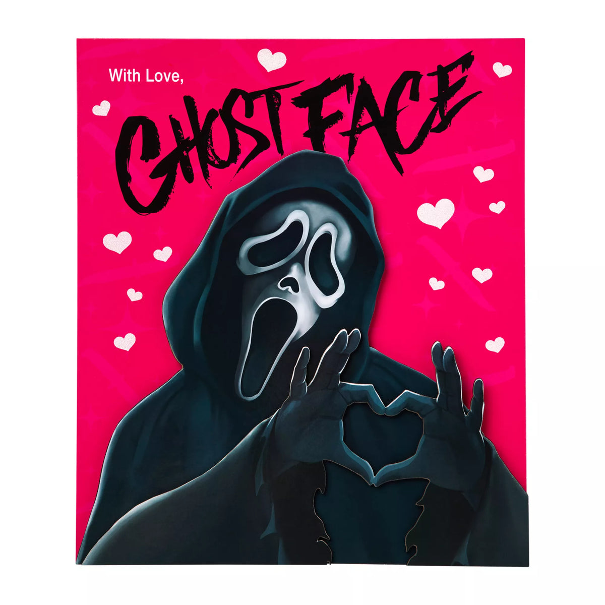 Ghost Face With Love Sign