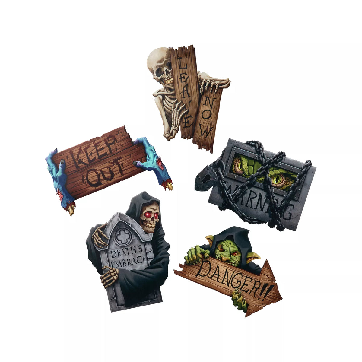 Horror Yard Signs - 5 Pack