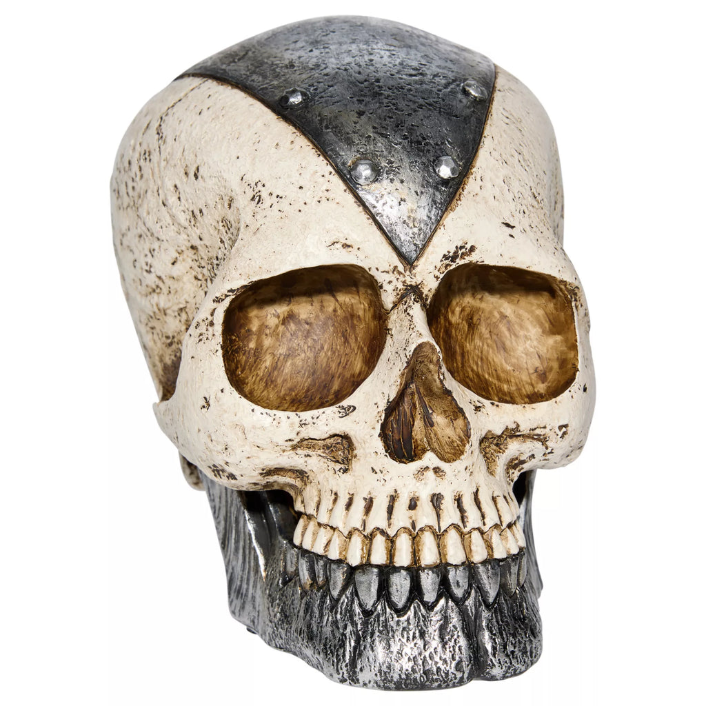 6 Inch Iron Armored Skull