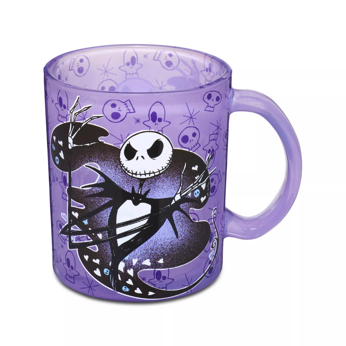 Jack Skellington Glitter Handle Coffee Mug 17.5 oz. - The Nightmare Before Christmas