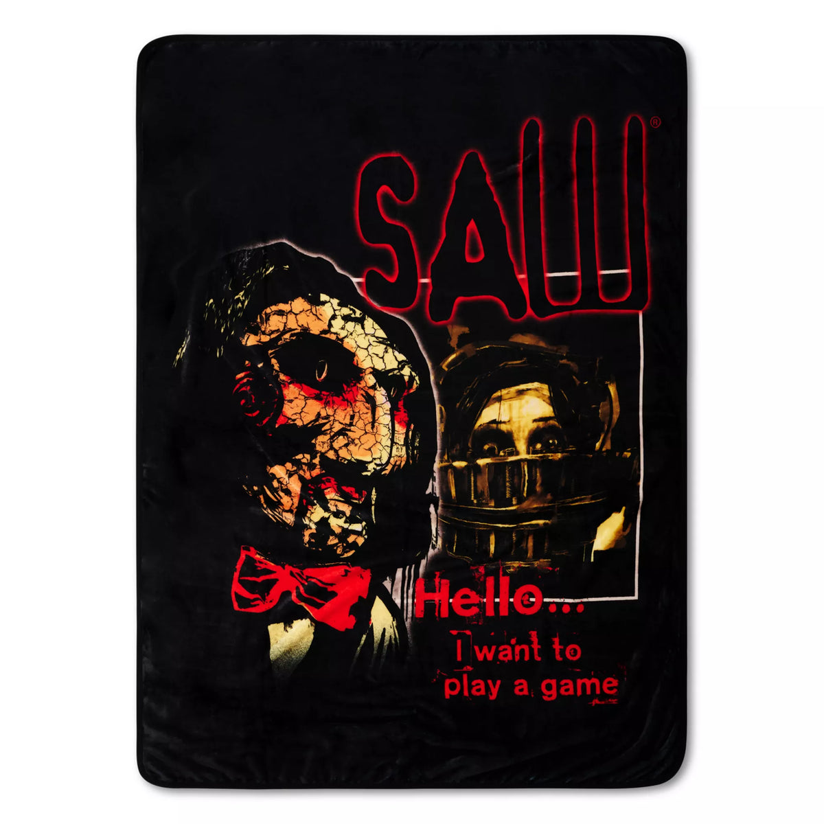 Want to Play A Game Fleece Blanket - Saw