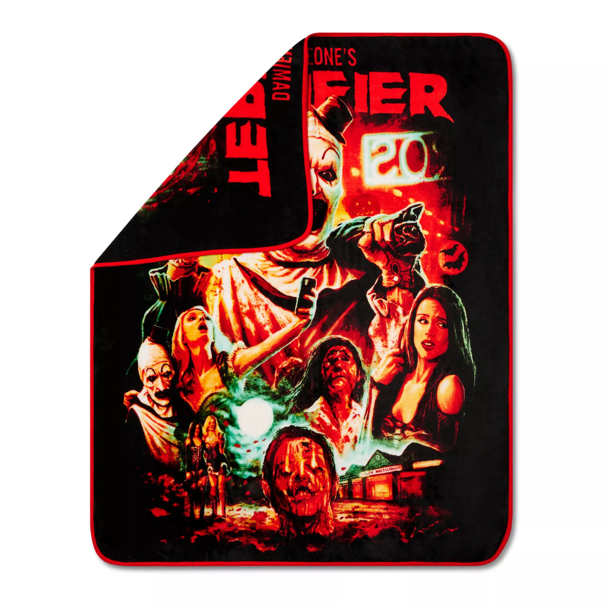Terrifier Movie Poster Fleece Blanket