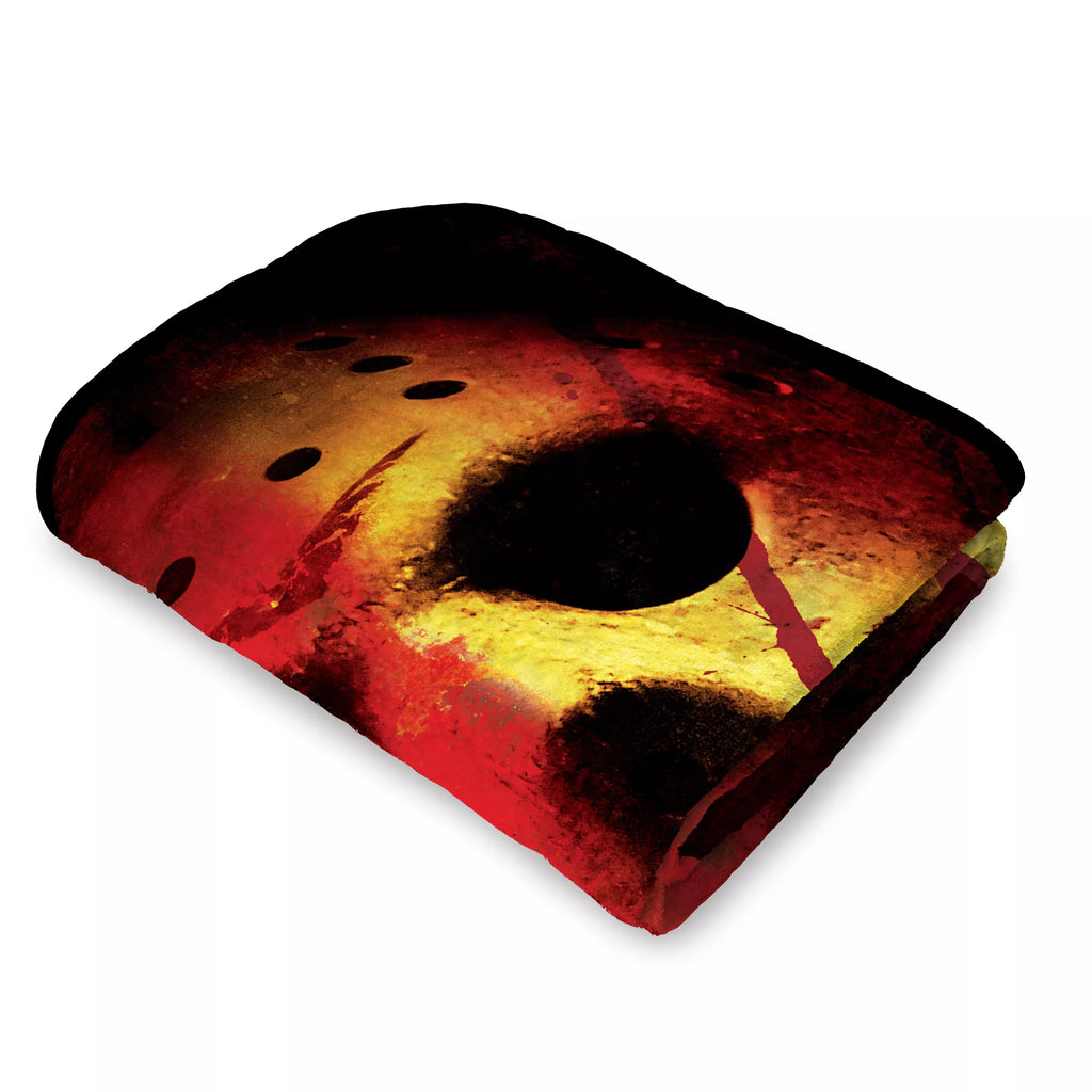 Red Jason Voorhees Fleece Blanket - Friday the 13th
