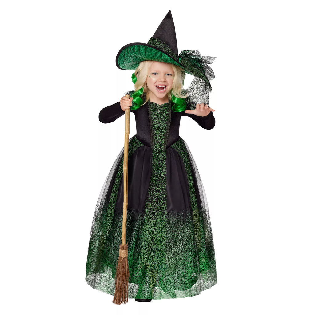 Toddler Green Witch Costume