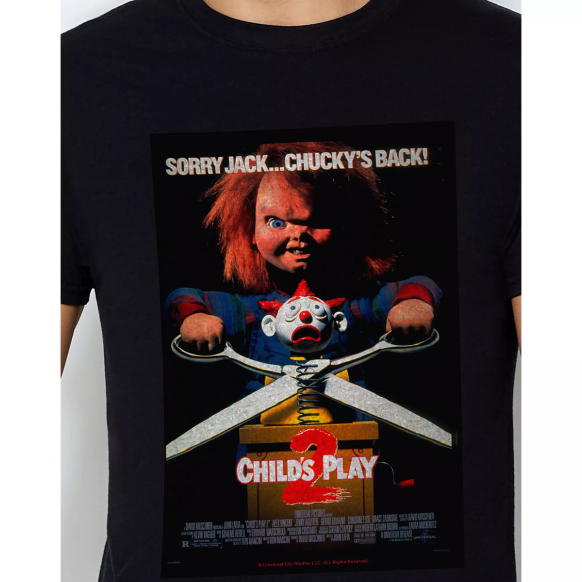 Black Child's Play 2 Chucky T Shirt