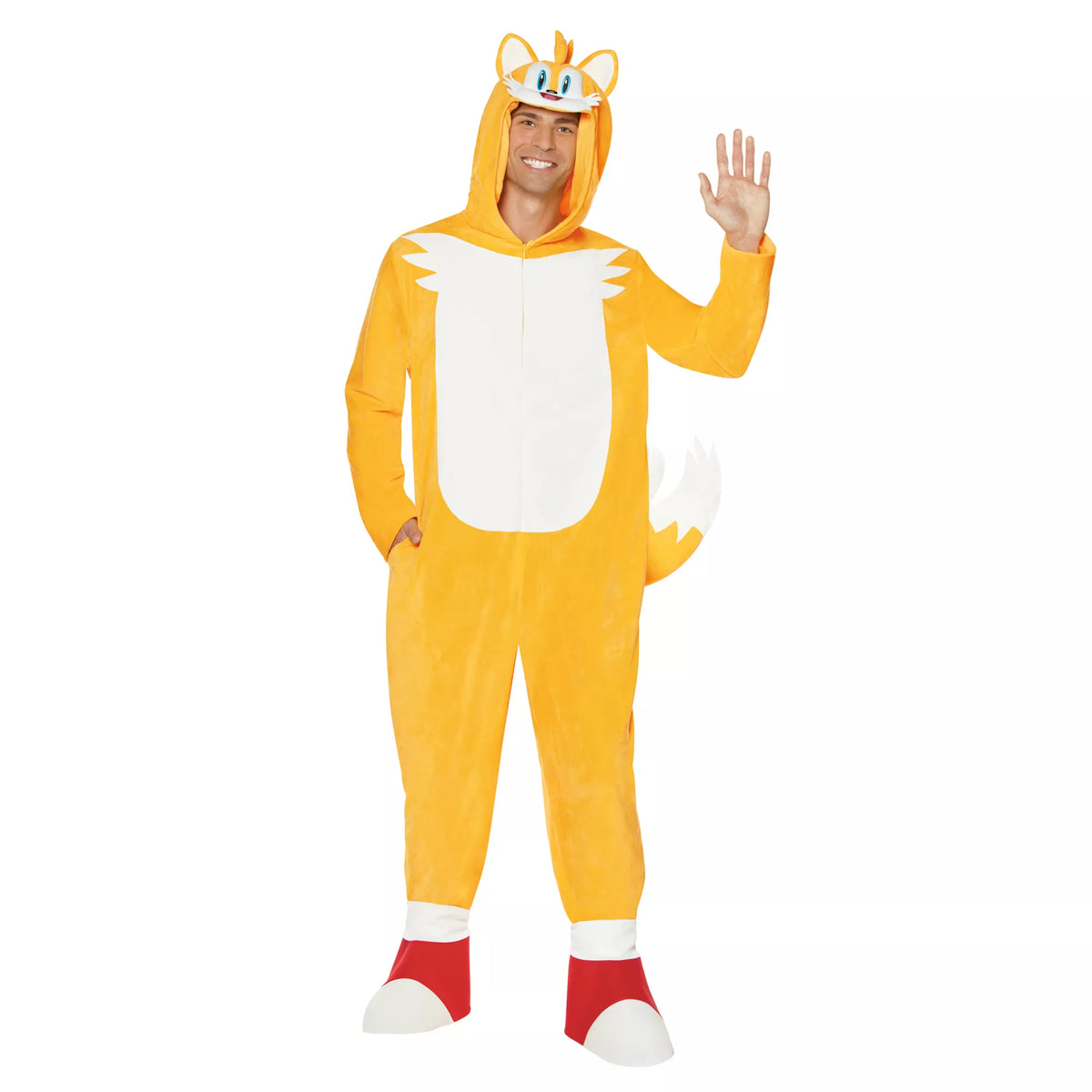 Adult Tails Jumpsuit Costume - Sonic the Hedgehog