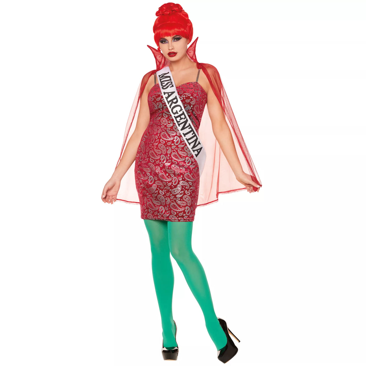 Adult Miss Argentina Dress Costume - Beetlejuice