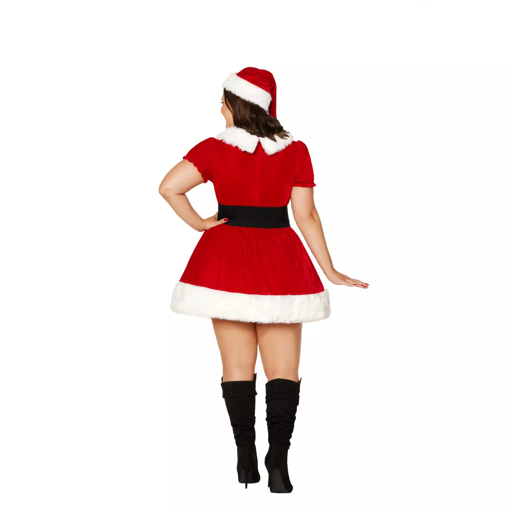 Adult Sassy Mrs. Claus Costume