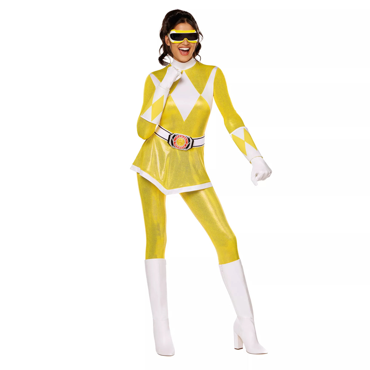 Adult Yellow Power Ranger Costume - Mighty Morphing Power Rangers