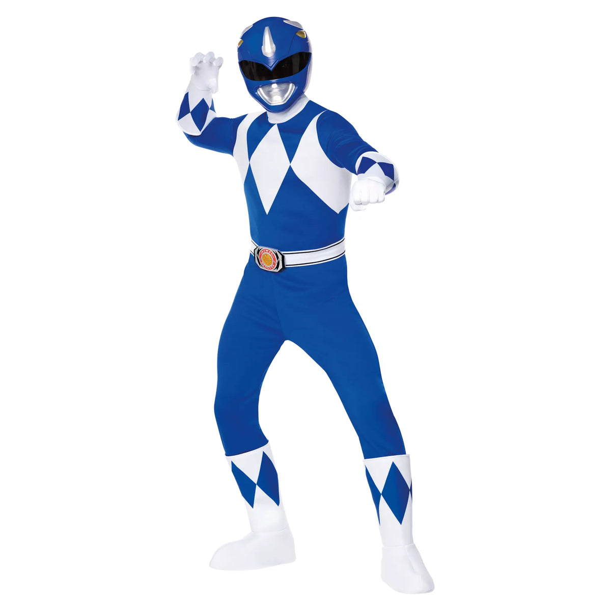 Adult Blue Power Ranger Costume - Mighty Morphin Power Rangers