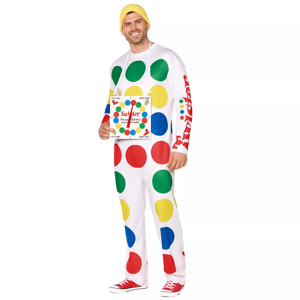 Adult Twister Board Game Jumpsuit Costume